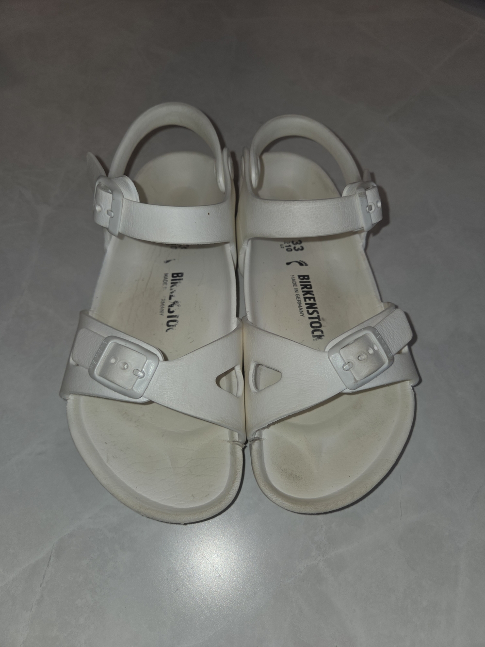 Birkenstock Kids White EVA Sandals